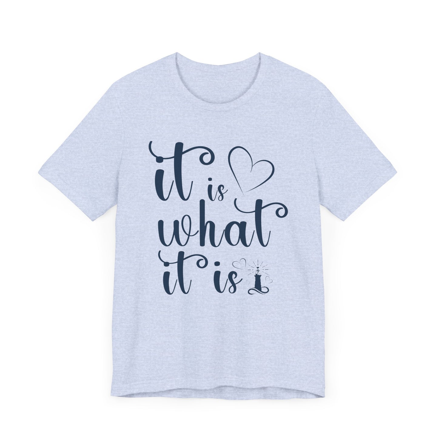 It Is What It Is Unisex Jersey Short Sleeve Shirt