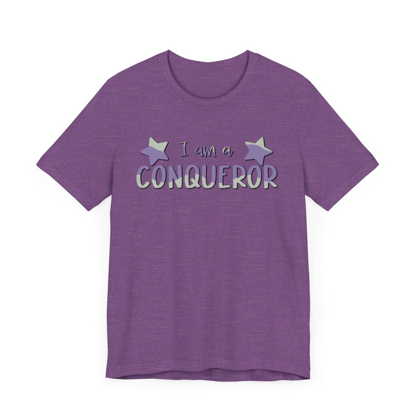 I Am A Conqueror Unisex Jersey Tee - Empowering Graphic T-Shirt