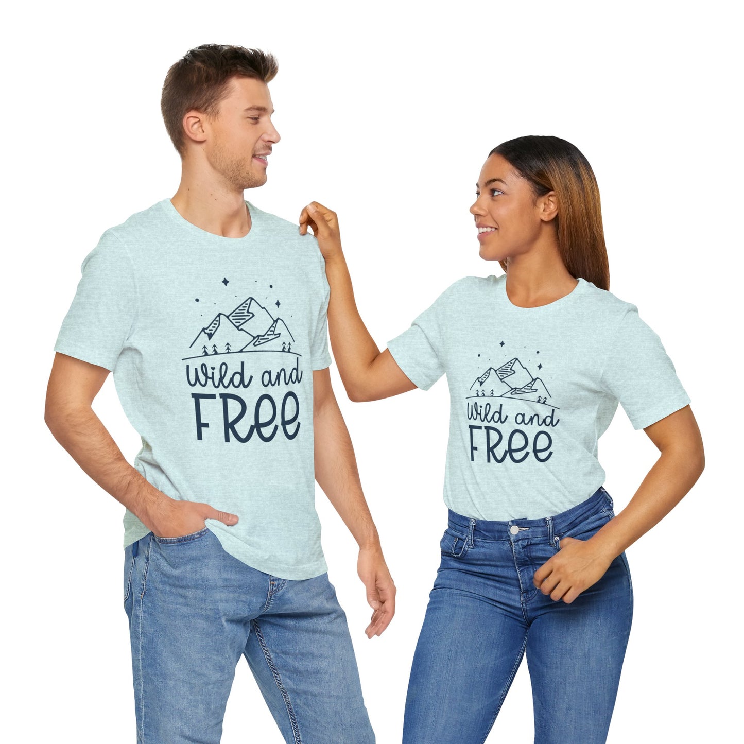 Wild and Free Unisex T-Shirt - Outdoor Adventure Tee