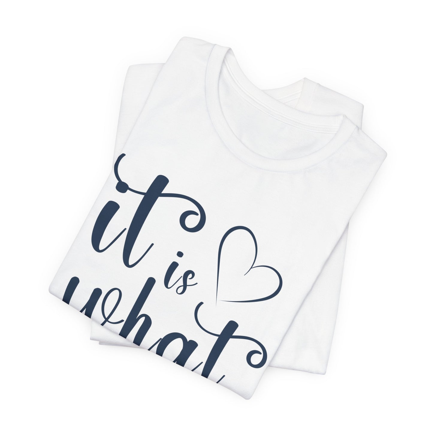 It Is What It Is Unisex Jersey Short Sleeve Shirt