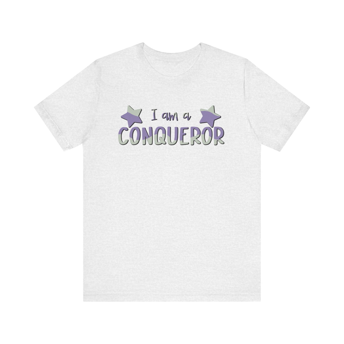 I Am A Conqueror Unisex Jersey Tee - Empowering Graphic T-Shirt