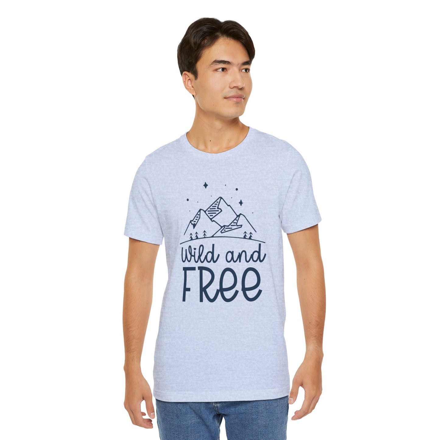 Wild and Free Unisex T-Shirt - Outdoor Adventure Tee
