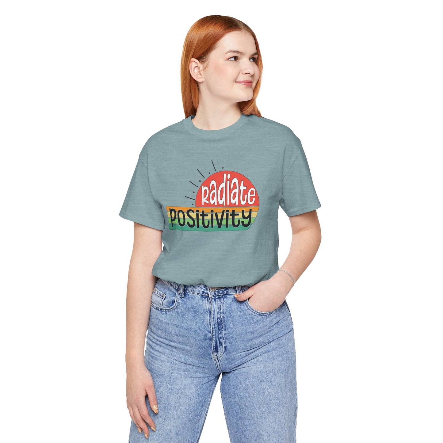 Radiate Positivity T-Shirt for Positive Vibes