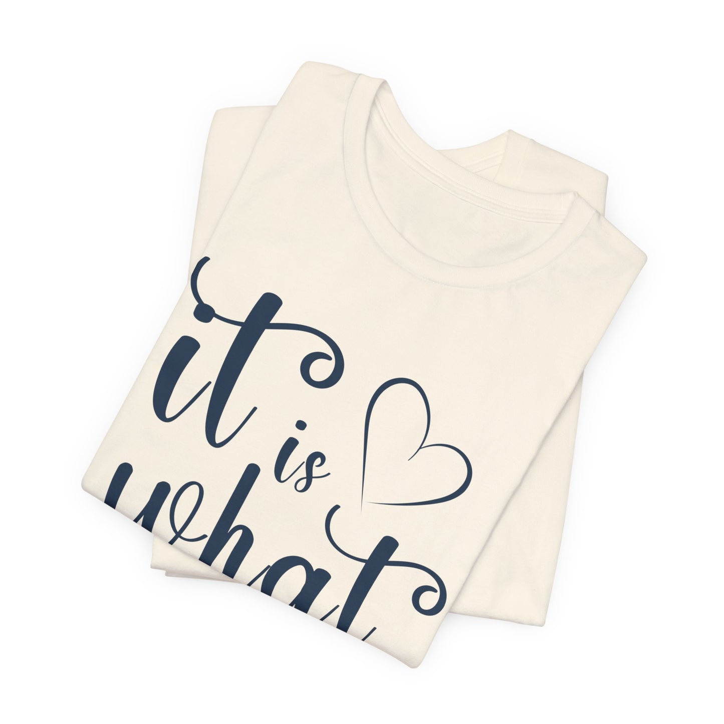 It Is What It Is Unisex Jersey Short Sleeve Shirt