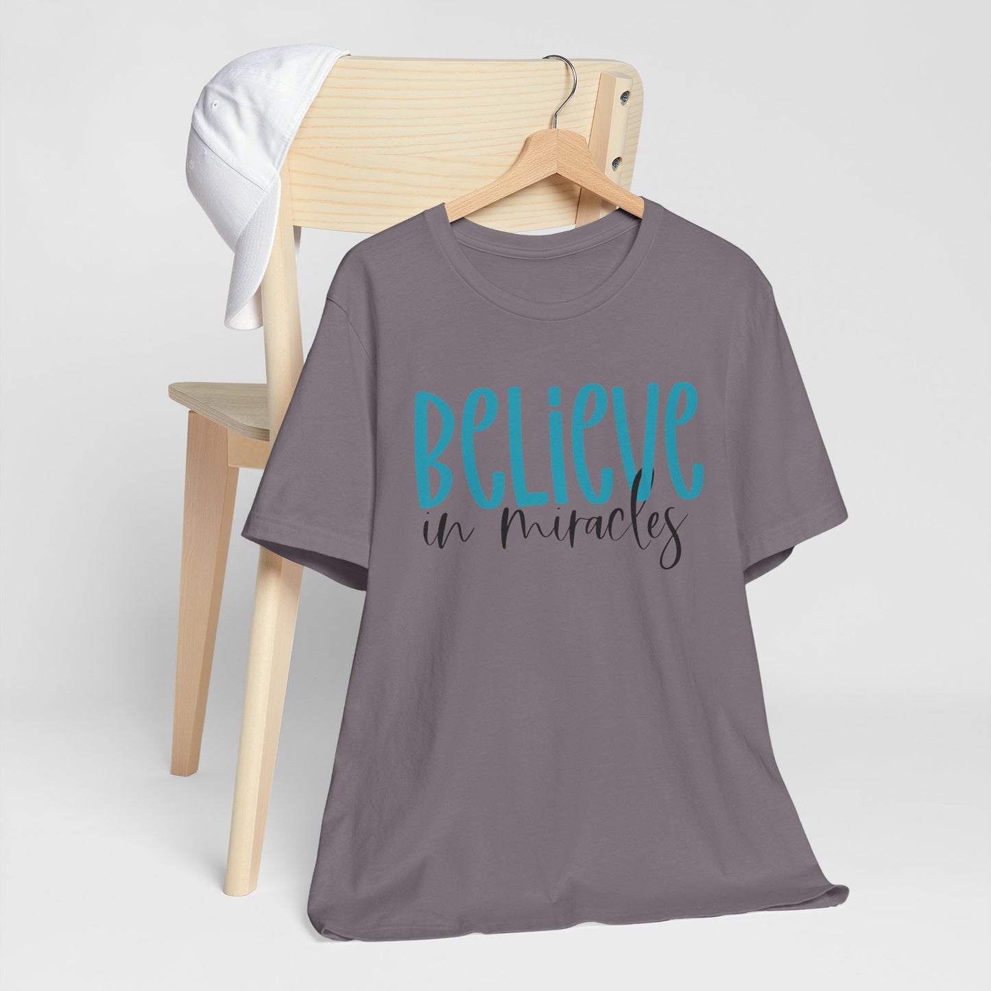 Inspirational Unisex Jersey Tee - Believe in Miracles