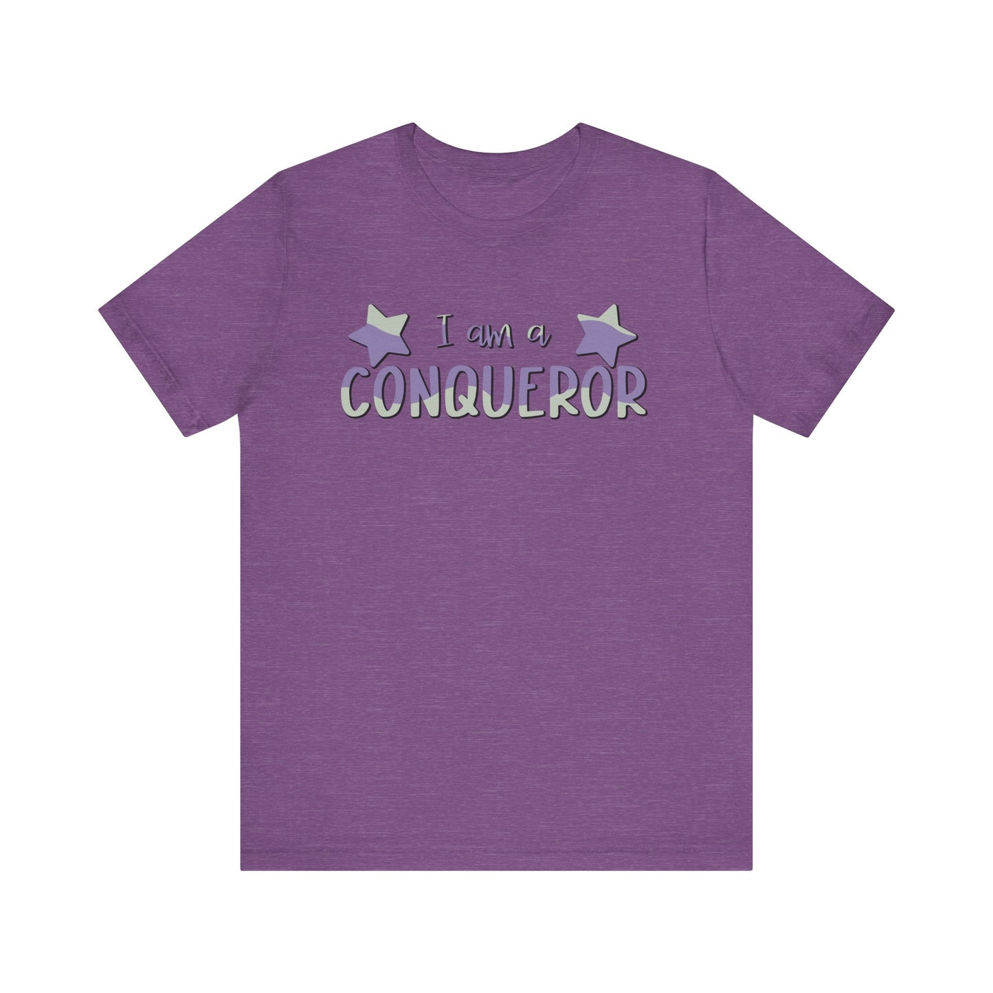 I Am A Conqueror Unisex Jersey Tee - Empowering Graphic T-Shirt