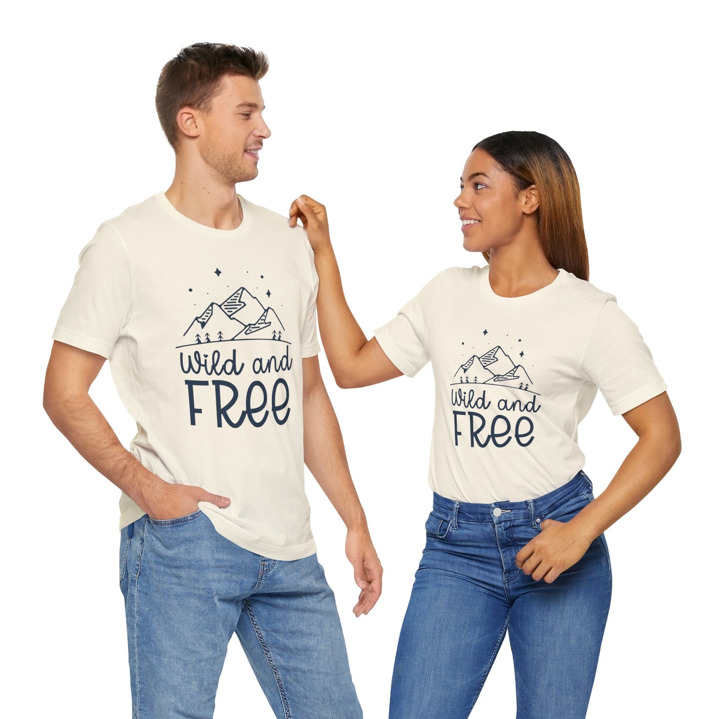 Wild and Free Unisex T-Shirt - Outdoor Adventure Tee