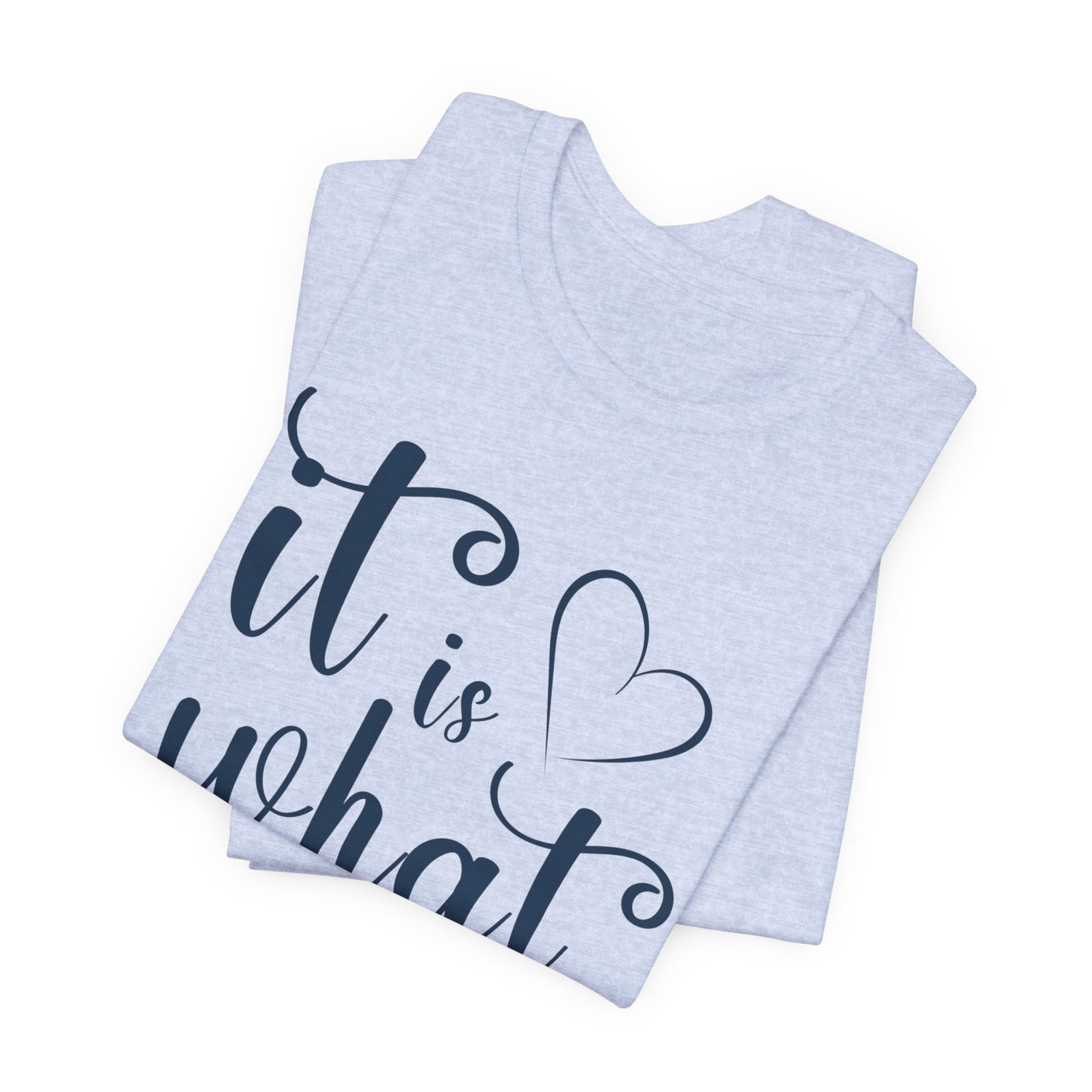 It Is What It Is Unisex Jersey Short Sleeve Shirt