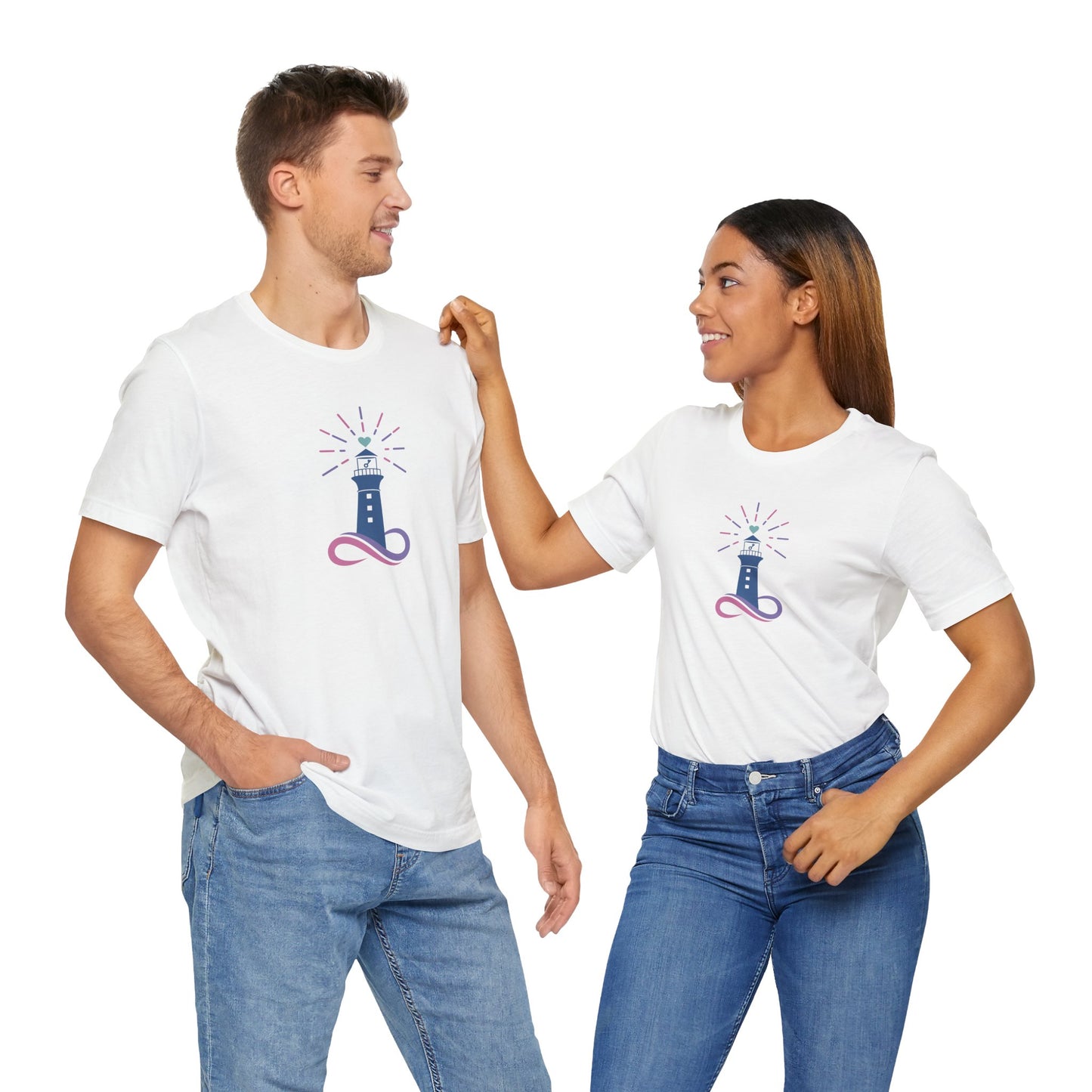 Inspirational Lighthouse Loft Unisex Jersey Tee