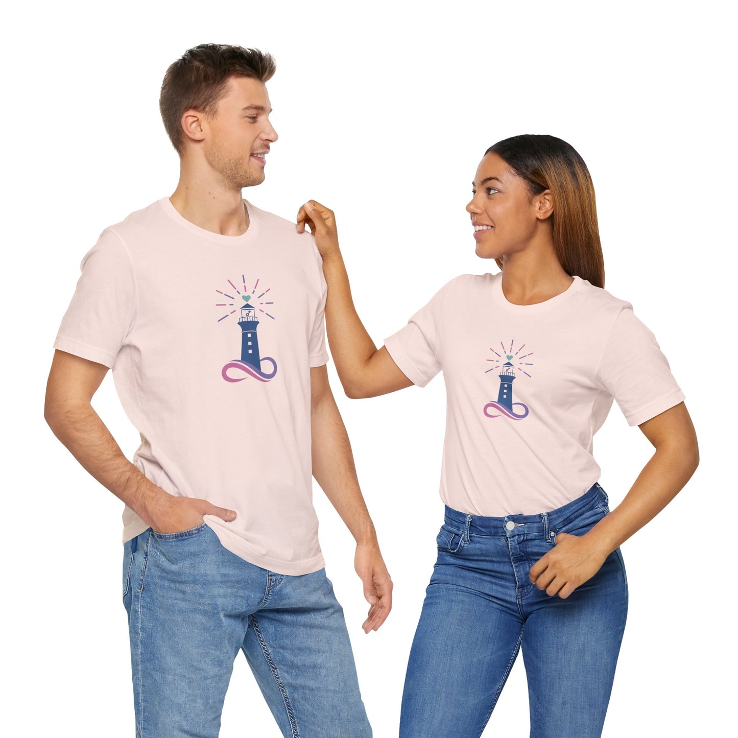 Inspirational Lighthouse Loft Unisex Jersey Tee