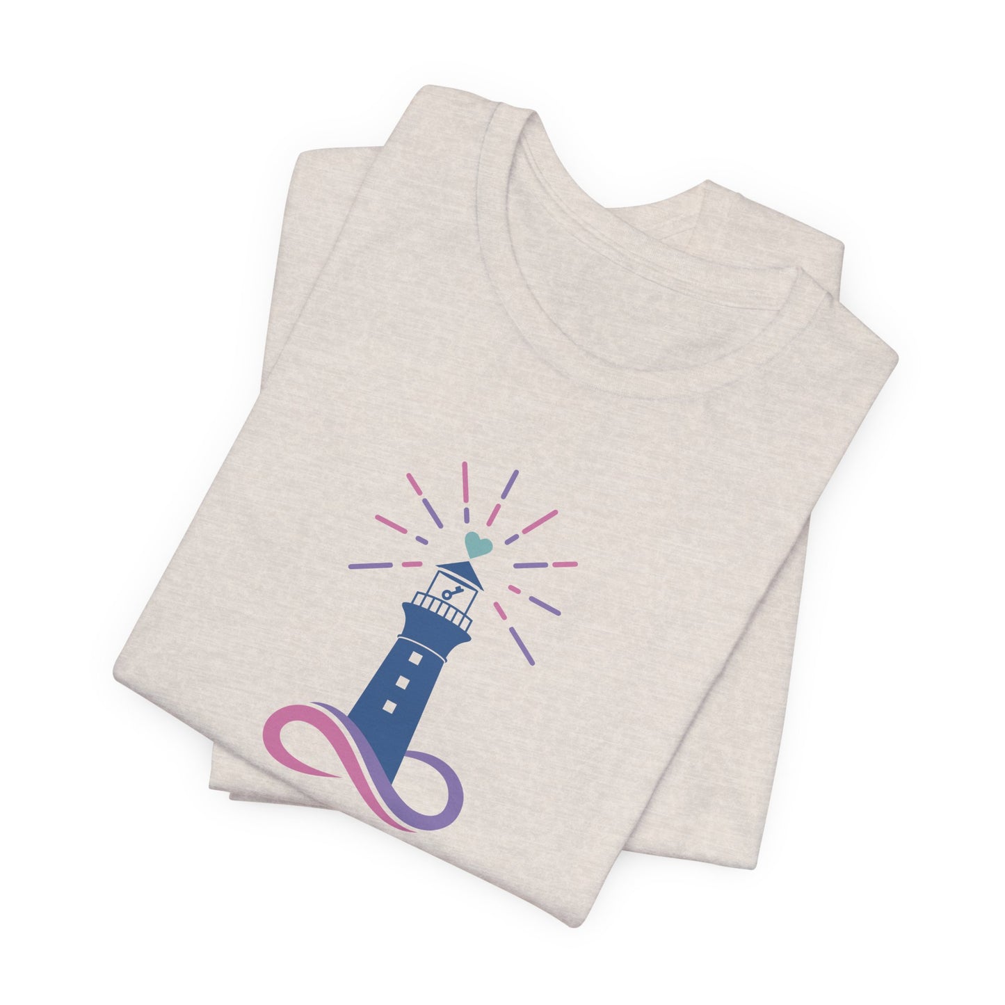 Inspirational Lighthouse Loft Unisex Jersey Tee