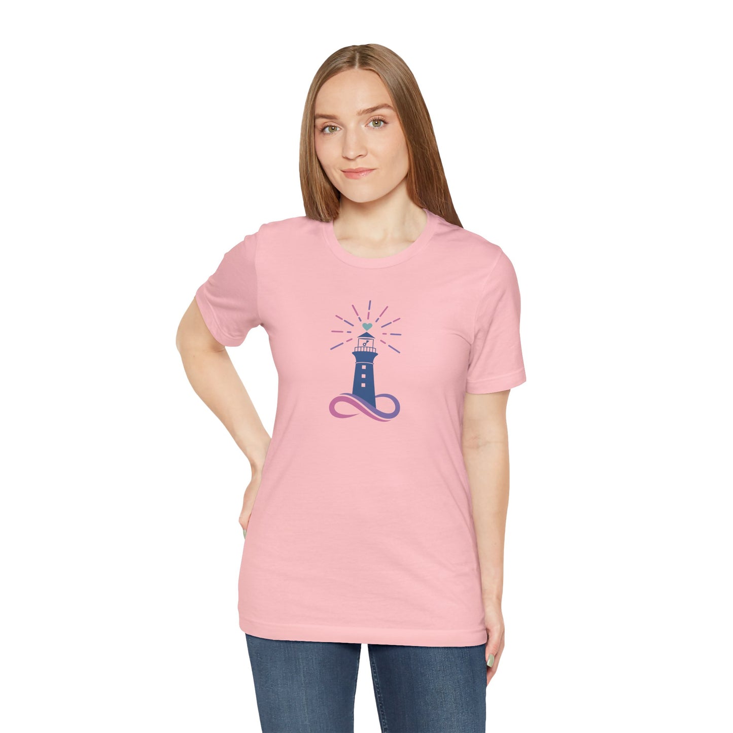 Inspirational Lighthouse Loft Unisex Jersey Tee