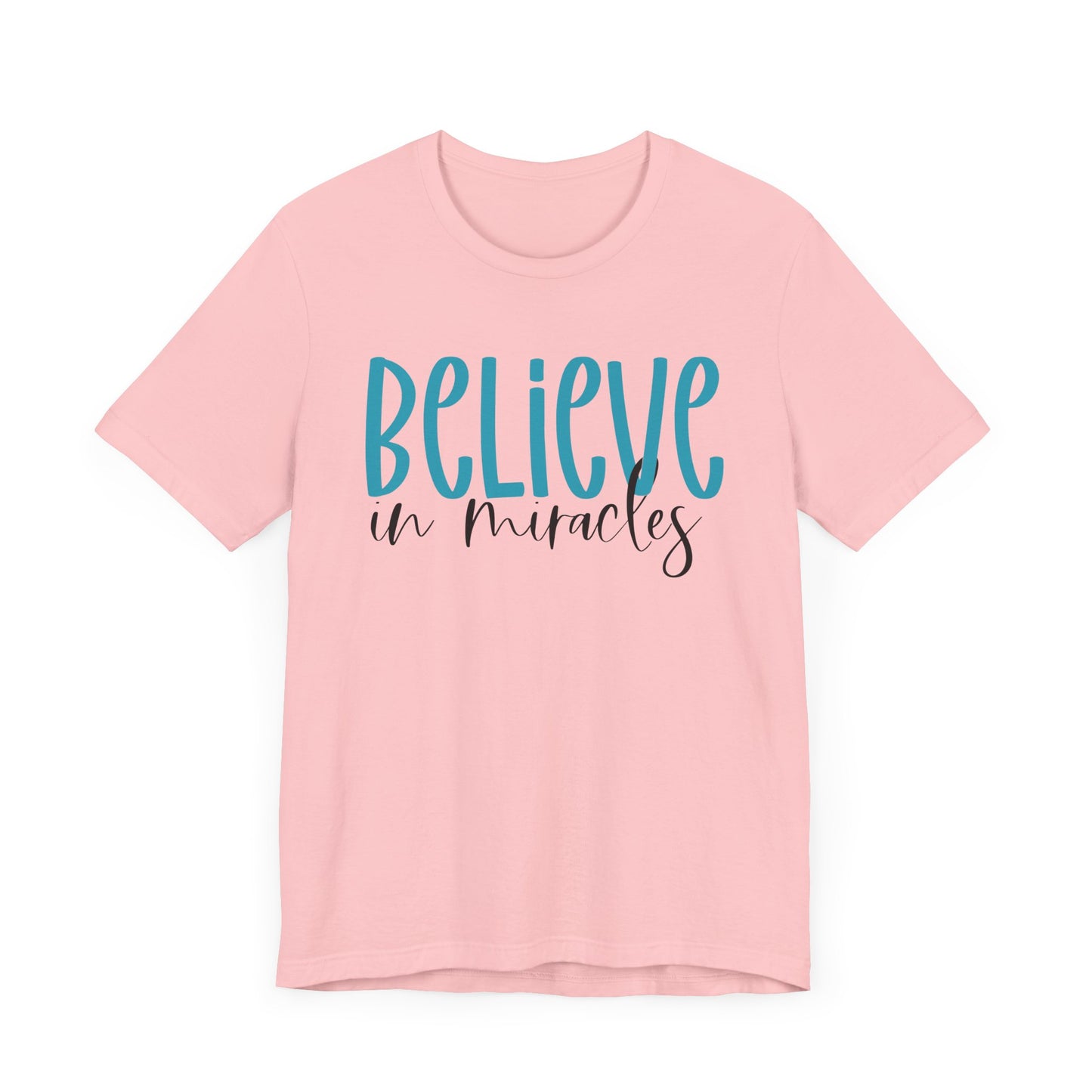 Inspirational Unisex Jersey Tee - Believe in Miracles