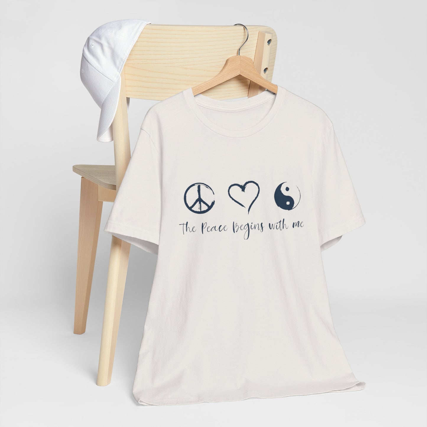 Peace Begins with Me Unisex Short Sleeve Tee
