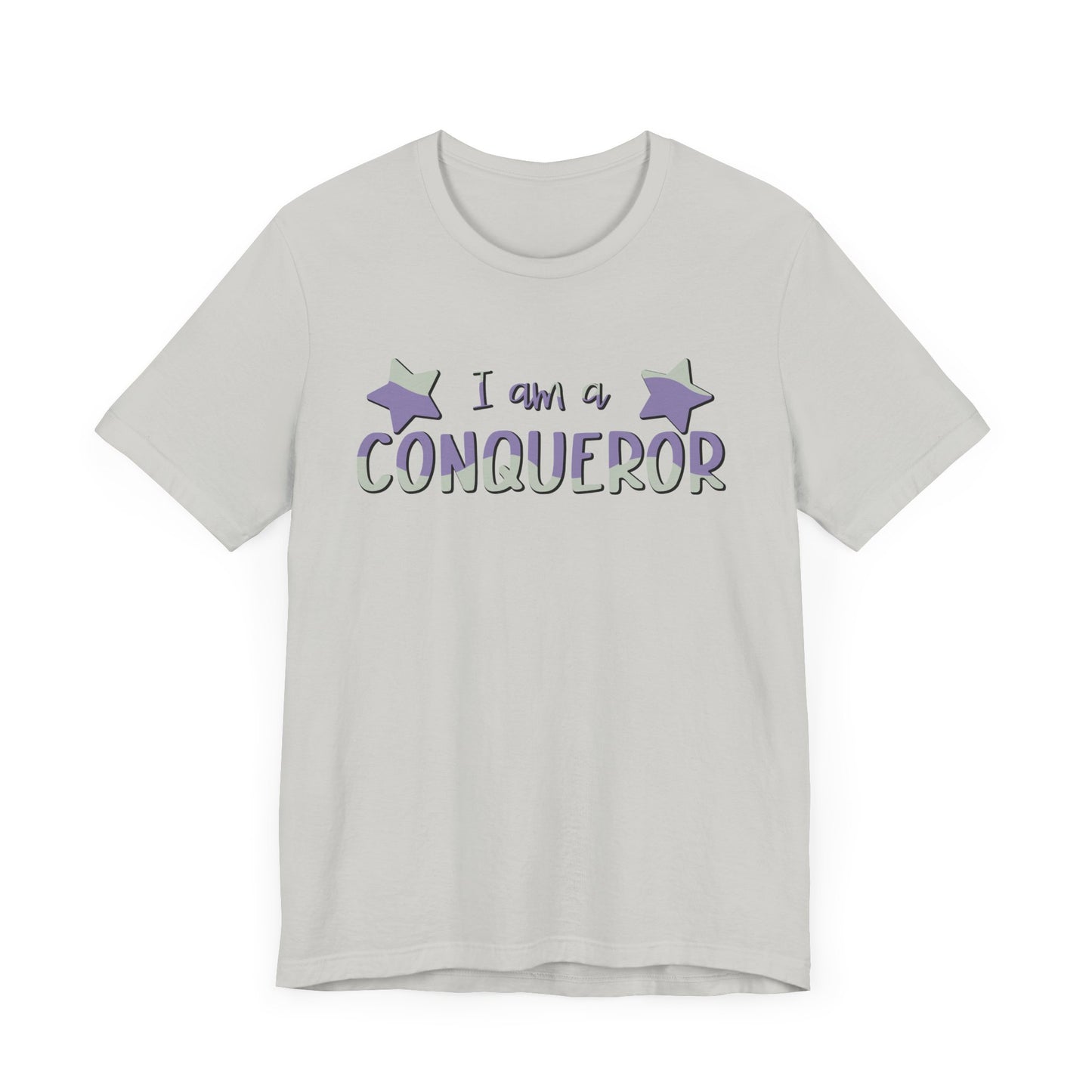 I Am A Conqueror Unisex Jersey Tee - Empowering Graphic T-Shirt