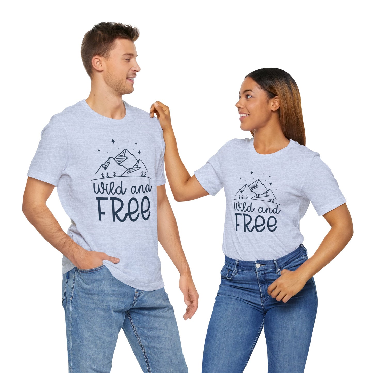 Wild and Free Unisex T-Shirt - Outdoor Adventure Tee