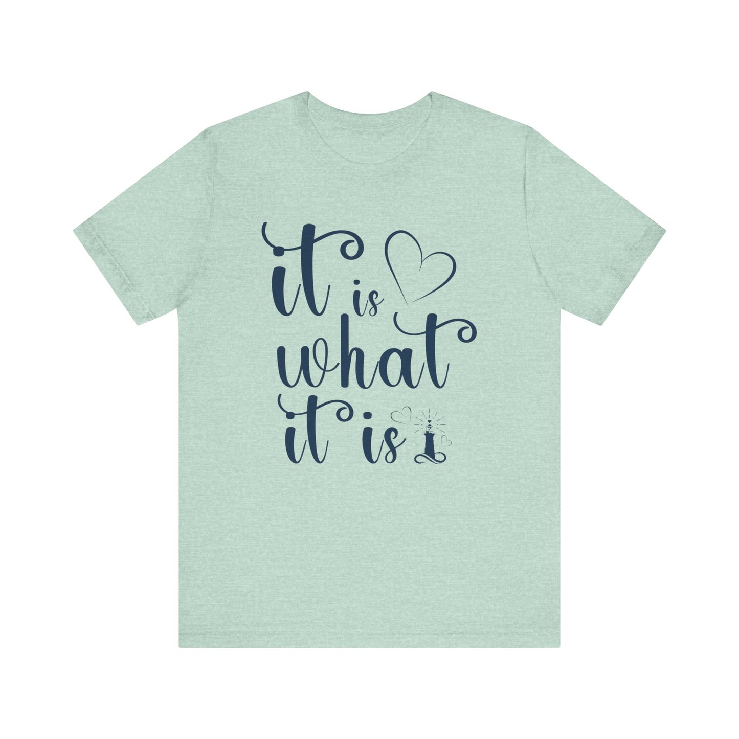 It Is What It Is Unisex Jersey Short Sleeve Shirt