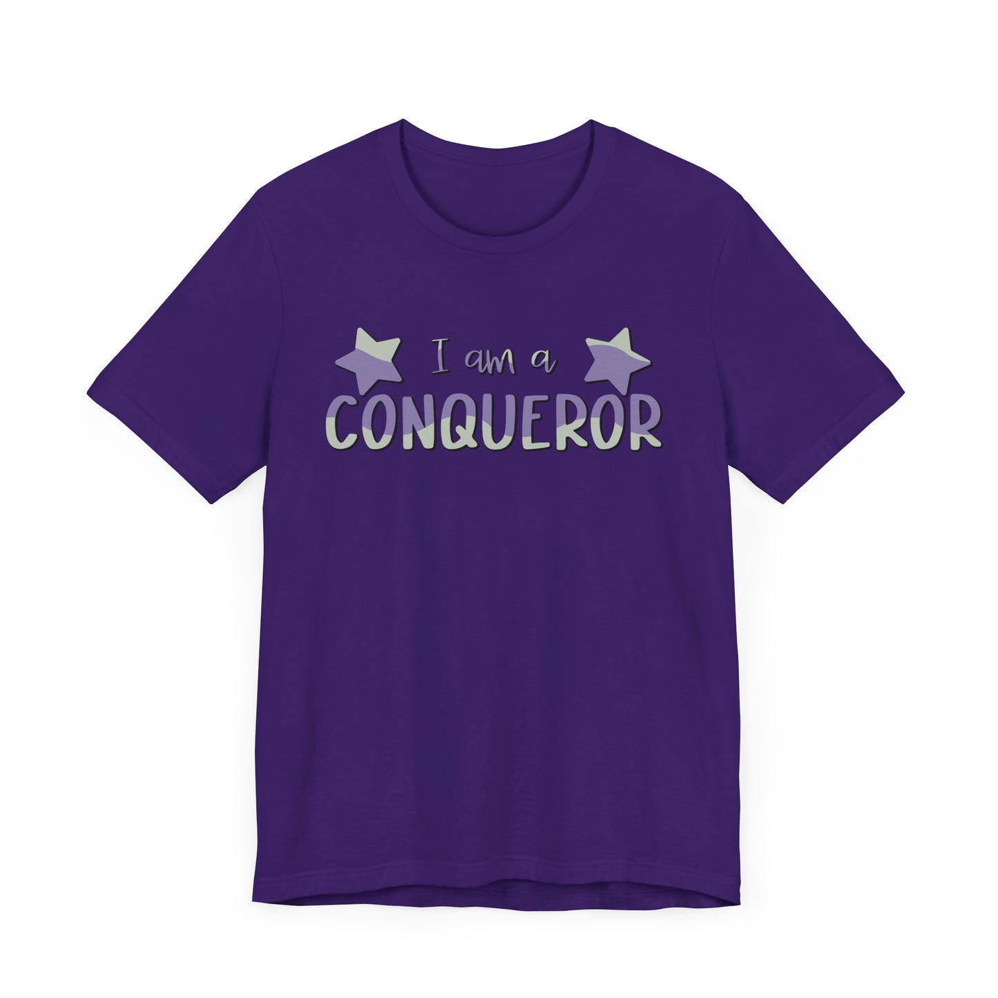 I Am A Conqueror Unisex Jersey Tee - Empowering Graphic T-Shirt