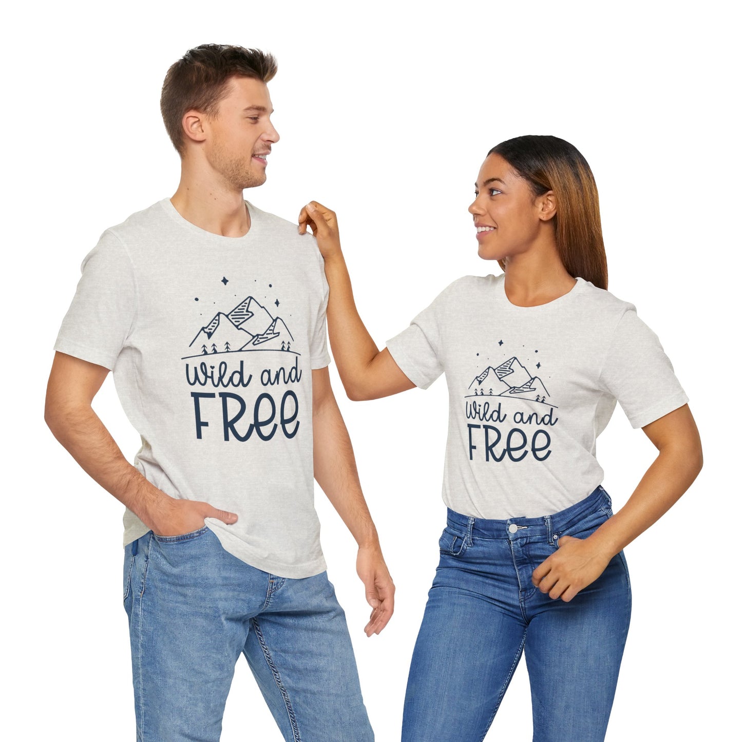 Wild and Free Unisex T-Shirt - Outdoor Adventure Tee