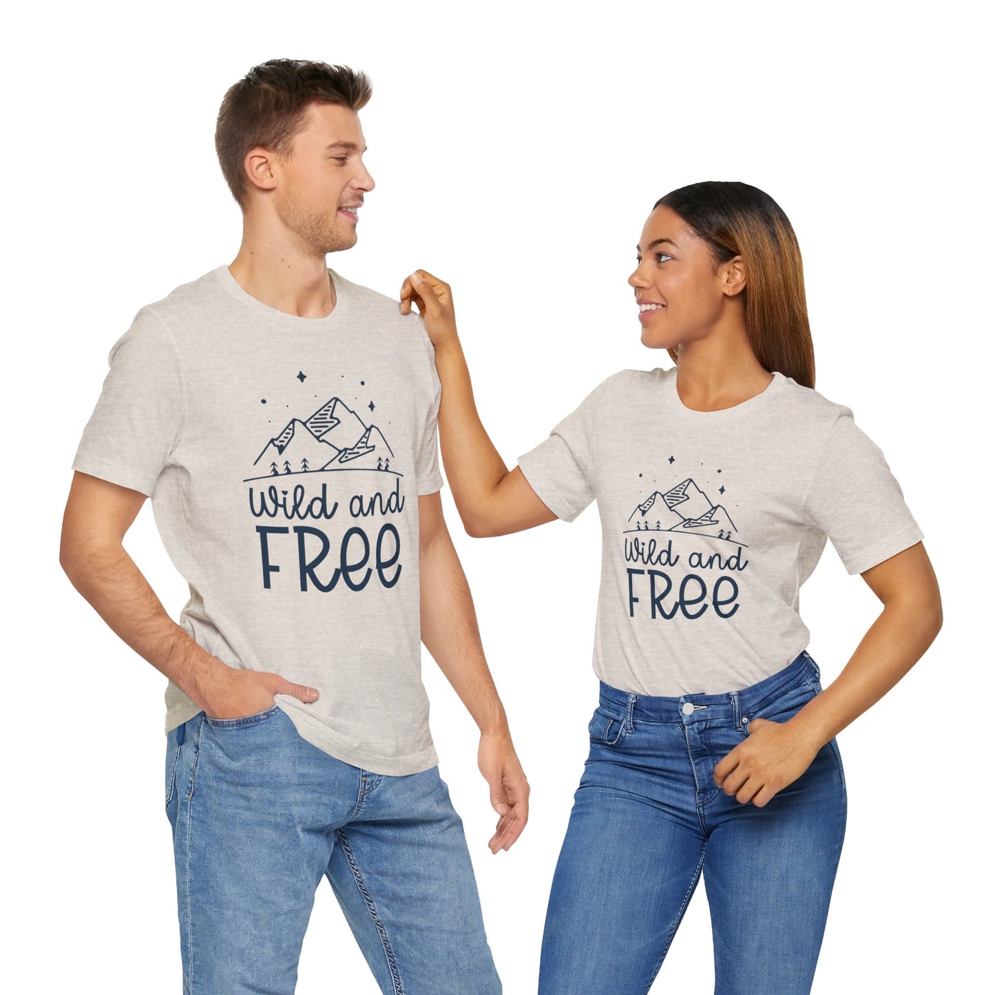 Wild and Free Unisex T-Shirt - Outdoor Adventure Tee