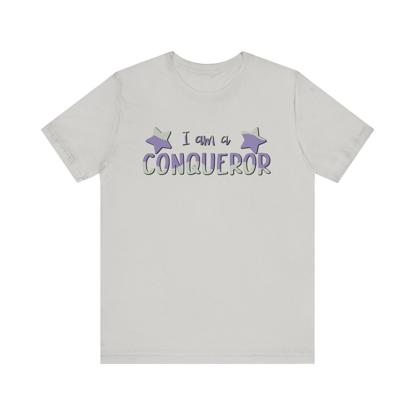 I Am A Conqueror Unisex Jersey Tee - Empowering Graphic T-Shirt