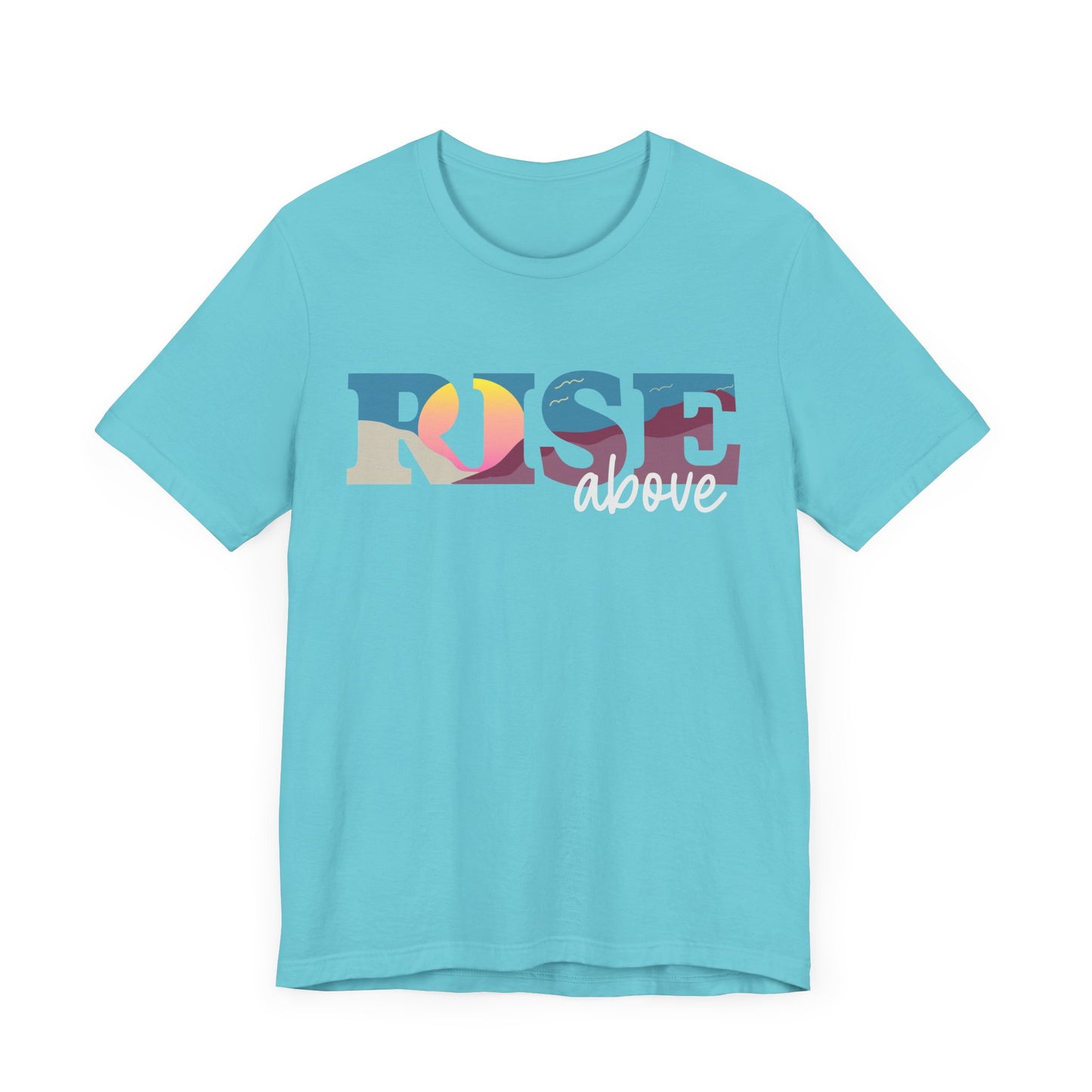 Rise Above 2 Inspirational Unisex Jersey Tee